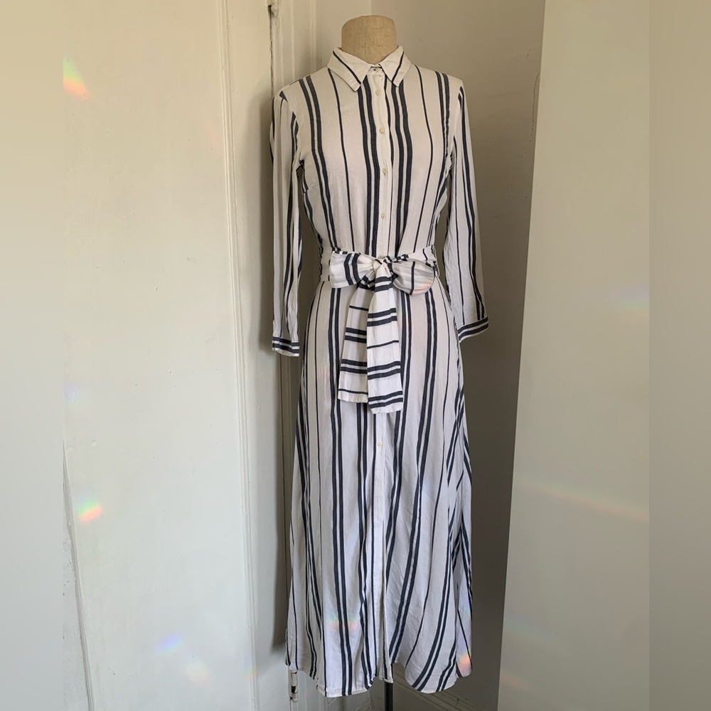 Zara - Linen maxi dress | US S